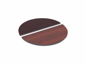 Reversible Laminate Table Top, Half Round, 48w x 24d, Medium Cherry/Mahogany Reversible Laminate Table Top, Half Round, 48w x 24d, Medium Cherry/Mahogany