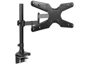 VIVO Ultrawide Screen TV Desk Mount for up to 55 inch Screens Single Television Stand w Articulating Arm STANDV155M