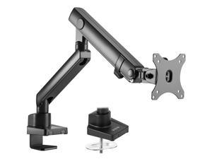 VIVO Premium Aluminum Full Motion Single Arm Monitor Desk Mount Stand | Fits Screens up to 32" (STAND-V101BB)
