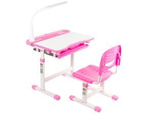 VIVO Pink Height Adjustable Children's Desk and Chair | Kids Interactive Workstation with LED Lamp (DESK-V303P) VIVO Pink Height Adjustable Children's Desk and Chair | Kids Interactive Workstation with LED Lamp (DESK-V303P)