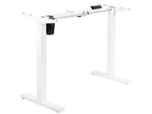 VIVO White Compact Electric Single Motor Stand Up Height Adjustable Desk Frame for 34 to 71 inch Tops (DESK-E151EW) VIVO White Compact Electric Single Motor Stand Up Height Adjustable Desk Frame for 34 to 71 inch Tops (DESK-E151EW)