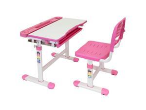 Mount-It! Kids Desk and Chair Set, Pink Mount-It! Kids Desk and Chair Set, Pink