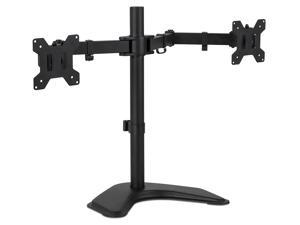 Mount-It! Dual Monitor Stand | Fits Up to 32" Screens | Full Motion Arms