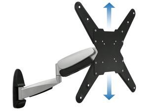 Mount-It! Height Adjustable TV Wall Mount | Fits 24" to 55" Flat Screen TVs