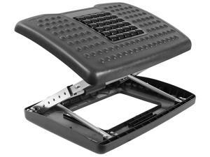 Mount-It! Adjustable Footrest with Massaging Bead | Adjustable Height and Tilt | Black Mount-It! Adjustable Footrest with Massaging Bead | Adjustable Height and Tilt | Black