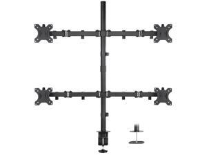 Mount-lt! Quad Monitor Mount | Fits 17"-32" Monitors | 4 Screen Desk Stand Mount-lt! Quad Monitor Mount | Fits 17"-32" Monitors | 4 Screen Desk Stand