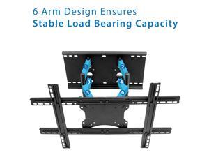Mount-It! Full Motion TV Wall Mount | Fits 50"-80" TVs | VESA 600x400 Max with Dual Articulating Arms