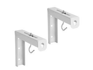 Mount-It! Projector Screen Wall Mount L-Brackets | Wall Hanging Bracket For Home Projector and Movie Screens | 1 Pair