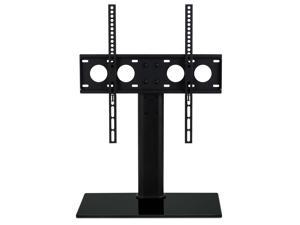 Mount-It! Universal Table Top TV Stand Base | Fits 27 to 55 inch TVs