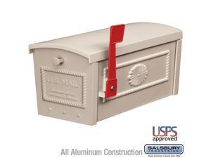 Salsbury 4550WHT Post Style Townhouse Mailbox In White Salsbury 4550WHT Post Style Townhouse Mailbox In White
