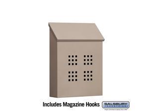 Salsbury 4625BLK Decorative Vertical Style Traditional Mailbox In Black Salsbury 4625BLK Decorative Vertical Style Traditional Mailbox In Black