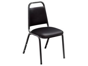 NATIONAL PUBLIC SEATING 9110-B Stacking Chair, 9100 Series, Vinyl Black NATIONAL PUBLIC SEATING 9110-B Stacking Chair, 9100 Series, Vinyl Black