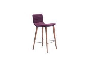 Zuo 100273 Jericho Counter Chair, Purple Zuo 100273 Jericho Counter Chair, Purple