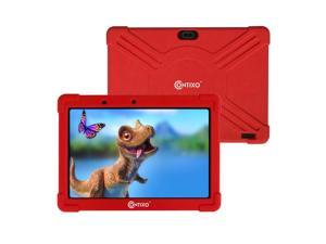 Contixo K101A 10 inch IPS Display Kids Tablet with 2GB RAM 16GB ROM Android 10 Parental Control for Children Infant Toddlers at Home School, Educational Tablet for Kids, WiFi, Child-Proof Case, Red