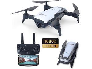 Contixo F16 FPV Drone with Camera 1080P HD RC Quadcopter 6 Axis Gyro, Optical Flow, Follow Me Mode, WiFi, Altitude Hold, Gesture Control, Headless Mode 2.4G drone for kids & adults, Batteries Included