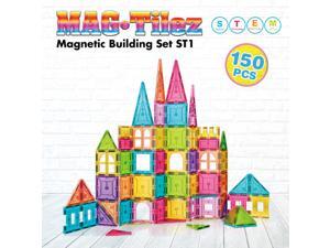 Contixo ST1 150 Piece Set 150pcs Magnet Building Tiles Clear Magnetic 3D Building Blocks Construction Playboards, Creativity Beyond Imagination, Inspirational, Recreational, Educational Conventional Contixo ST1 150 Piece Set 150pcs Magnet Building Tiles Clear Magnetic 3D Building Blocks Construction Playboards, Creativity Beyond Imagination, Inspirational, Recreational, Educational Conventional