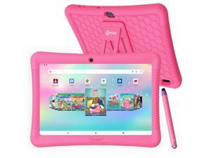 Contixo Kids Tablet K102 10inch HD Ages 37 Toddler Tablet with Camera Android 10 OS 64GB WiFi Learning Tablet for Children with 80 Disney eBooks and KidProof Case Pink