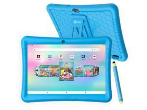 Contixo 10 Kids Tablet w 80 Disney eBooks Protective Case w Kickstand  Stylus 64GB Storage Camera 1280x800 HD IPS Touch Screen LCD Display K102 Blue
