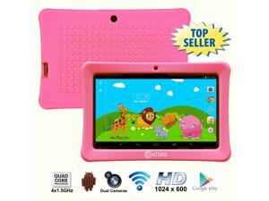Contixo 7 Inch Quad Core Android 4.4 Kids Tablet, HD Display 1024x600, 1GB RAM, 8GB Storage, Dual Cameras, Wi-Fi, Kids Place App & Google Play Store Pre-installed, Kid-Proof Case (Pink) Contixo 7 Inch Quad Core Android 4.4 Kids Tablet, HD Display 1024x600, 1GB RAM, 8GB Storage, Dual Cameras, Wi-Fi, Kids Place App & Google Play Store Pre-installed, Kid-Proof Case (Pink)
