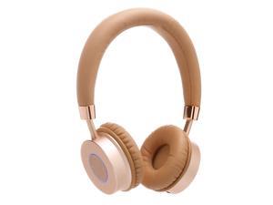 Contixo KB200 Premium Kids Headphones W/Volume Limit Controls (85db Max) Wireless Bluetooth Headphones Over-the-Ear W/Microphone (Gold) - Best Gift