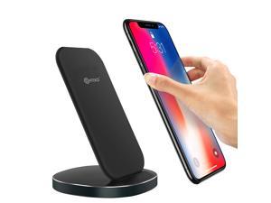 Contixo W3 Fast Wireless Charger Stand for QiCompatible Smartphones Including Charging for Samsung S9S9S8S8S7Note 8 10W iPhone XXRXS Max iPhone 88 Plus 75W  Adapter Not Included