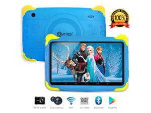 Contixo Kids Tablet K4 | 7" Touch Screen Display Android 6.0 Bluetooth WiFi Camera Parental Control Learning Educational Entertainment Tablet for Children Infant Toddlers, Boys & Girls - Blue Contixo Kids Tablet K4 | 7" Touch Screen Display Android 6.0 Bluetooth WiFi Camera Parental Control Learning Educational Entertainment Tablet for Children Infant Toddlers, Boys & Girls - Blue
