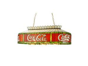 Tiffany Stained Glass Coca-Cola Pool Table Lamp 40 inch Tiffany Stained Glass Coca-Cola Pool Table Lamp 40 inch