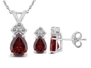 Genuine 4.90 Carat Natural Rhodolite Pear Shaped 9x7mm Garnet & White Topaz Set In 925 Sterling Silver. Genuine 4.90 Carat Natural Rhodolite Pear Shaped 9x7mm Garnet & White Topaz Set In 925 Sterling Silver.