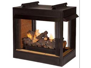 Premium VF 36" Peninsula Fire Box - Louvered Premium VF 36" Peninsula Fire Box - Louvered