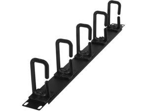 CyberPower 1U 2" Deep Flexible Ring Cable Manager - Rack Cable Management Panel - 1U Rack Height - Cold Rolled Steel, Plastic CyberPower 1U 2" Deep Flexible Ring Cable Manager - Rack Cable Management Panel - 1U Rack Height - Cold Rolled Steel, Plastic