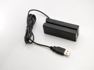 MSR90 USB Swipe Magnetic Credit Card Reader 3-Track HICO Mini Smart Card Reader Scaner For POS System Deftun