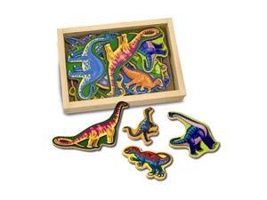 Melissa & Doug Deluxe Wooden Magnets-In-A-Box: Dinosaurs