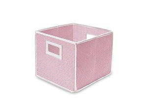 Badger Basket Folding Storage Bin - Pink Gingham Badger Basket Folding Storage Bin - Pink Gingham