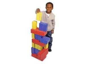 Melissa & Doug Basic Cardboard Blocks 40 Pieces