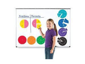 Learning Resources LER1616 Double Sided Magnetic Fraction Circles