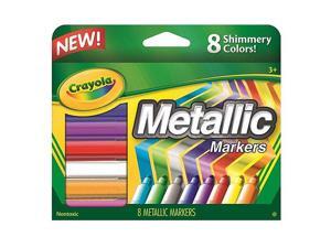 Crayola Metallic Markers Assorted 8/Set 588628 Crayola Metallic Markers Assorted 8/Set 588628