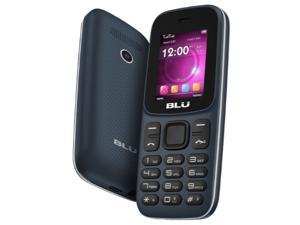 BLU Z5 Z210 1.8" 2G Cell Phone 32MB VGA W/ Flashlight GSM Unlocked Dual SIM (Dark Blue)