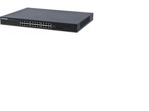 24-Port Gigabit Ethernet PoE+ Switch with 10 GbE Uplink 24-Port Gigabit Ethernet PoE+ Switch with 10 GbE Uplink