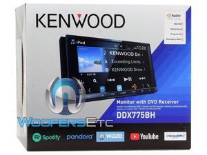 Kenwood DDX775BH In-Dash 2-DIN 6.95" Touchscreen DVD Receiver with Spotify, Waze, YouTube and Pandora via Weblink Kenwood DDX775BH In-Dash 2-DIN 6.95" Touchscreen DVD Receiver with Spotify, Waze, YouTube and Pandora via Weblink
