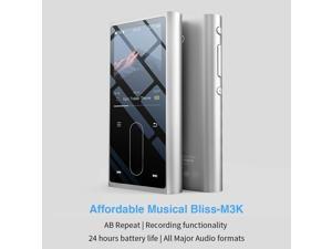 FiiO M3K Mini HiFi Metal Shell MP3 Player for Kids with Digital Voice Recorder,24 Hours Playback and Expandable Up to 512GB with Independent Lock & Volume Control,Silver FiiO M3K Mini HiFi Metal Shell MP3 Player for Kids with Digital Voice Recorder,24 Hours Playback and Expandable Up to 512GB with Independent Lock & Volume Control,Silver
