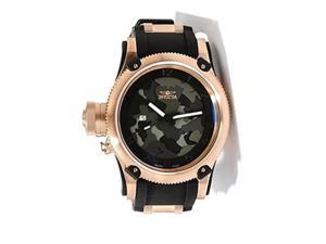 Invicta 11341 Russiandivr Black Camou Dial Quartz 3H Black Rose Watch Invicta 11341 Russiandivr Black Camou Dial Quartz 3H Black Rose Watch