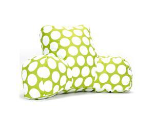 Majestic Home Goods Red Hot Large Polka Dot Reading Pillow