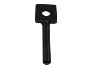 Wilson WIL-1200 Black Square Head Hardened Male Gate Lock Pin With 1/2" Diameter For Padlocks With A Shackle Diameter Of 9/16" Or Less