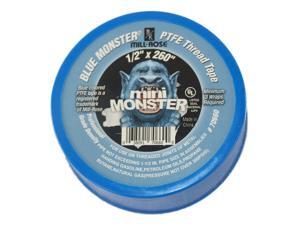 MILL-ROSE, 70660, 1/2" x 260" Blue Monster PTFE Thread Seal Tape, Plumbers Teflon Tape MILL-ROSE, 70660, 1/2" x 260" Blue Monster PTFE Thread Seal Tape, Plumbers Teflon Tape