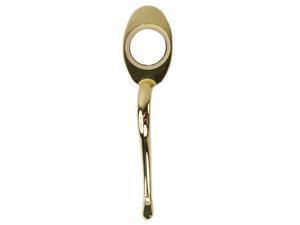 Ultra Hardware, 31625, Polished Brass, Decorative Slip Over Handle, Curved Colonial Handle