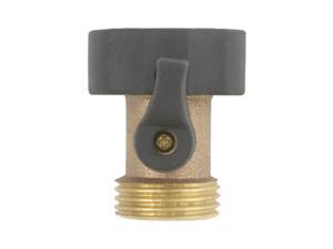 Gilmour, 03V, Brass Garden Hose Connector with Shut Off Valve Gilmour, 03V, Brass Garden Hose Connector with Shut Off Valve