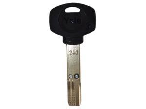 Mul-T-Lock MTKEY-MS Black Nylon Head Universal High Security Key With Silver Magnet For 240S, 248S, 264S, And 206S Keyways