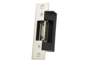 SIBIH Security 412 Aluminum Finish Electric Door Strike 1-1/4" x 4-7/8" With An Adjustable Latch And 12 - 16 Volt AC/DC