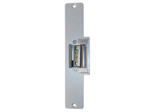 SIBIH Security 402 Aluminum Finish Electric Door Strike 1-7/16" x 7-15/16" With An Adjustable Latch And 12 - 16 Volt AC/DC