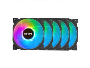 upHere RGB Case Fans, 5 Pack 120mm Quiet Computer Cooling PC Fans, Remote Controller, Colorful Cooler,C8123-5 upHere RGB Case Fans, 5 Pack 120mm Quiet Computer Cooling PC Fans, Remote Controller, Colorful Cooler,C8123-5